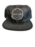 Skate Jawn - Full mesh Sewer Cap Hat (Black)